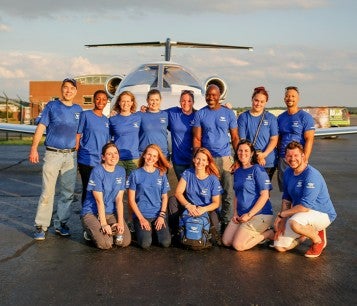 HSUS staff at Tropical Storm Barry transport