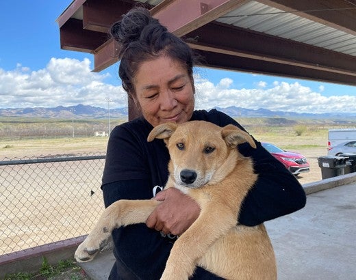 More Than a Pet (MTAP) Community Hero Finalist, Julie Cassadore, San Carlos, AZ, March 2024