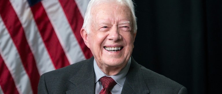 Jimmy Carter smiling
