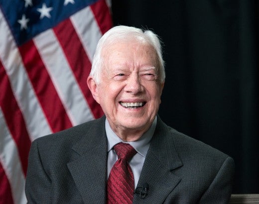 Jimmy Carter smiling