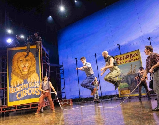 Kyle Selig and the cast of WATER FOR ELEPHANTS